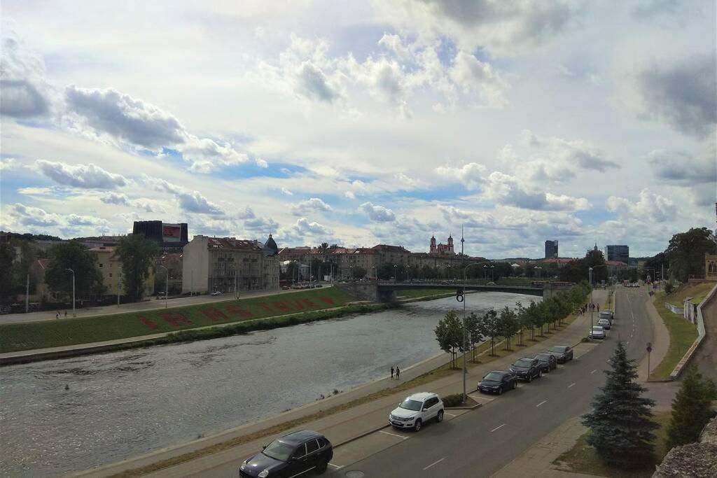 Slucko Central Studio Apartment near River Vilna Exterior foto