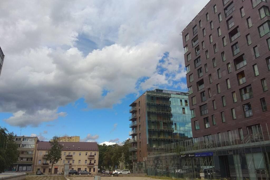 Slucko Central Studio Apartment near River Vilna Exterior foto